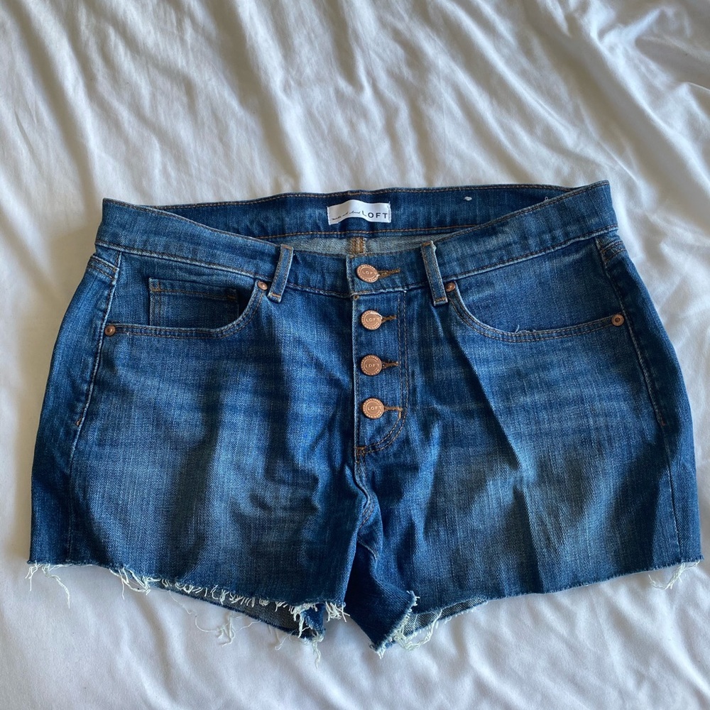 Loft Cutoff Denim Shorts